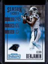 2016 Panini Contenders Kelvin Benjamin Season Ticket #45 Panthers