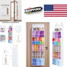 Hanging Yarn Storage Organizer with 6 Zipper Compartments for Crafting
