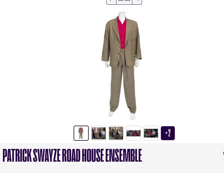 Patrick Swayze Screen Worn Outfit from “Road House” Pants, Jacket and Shirt!