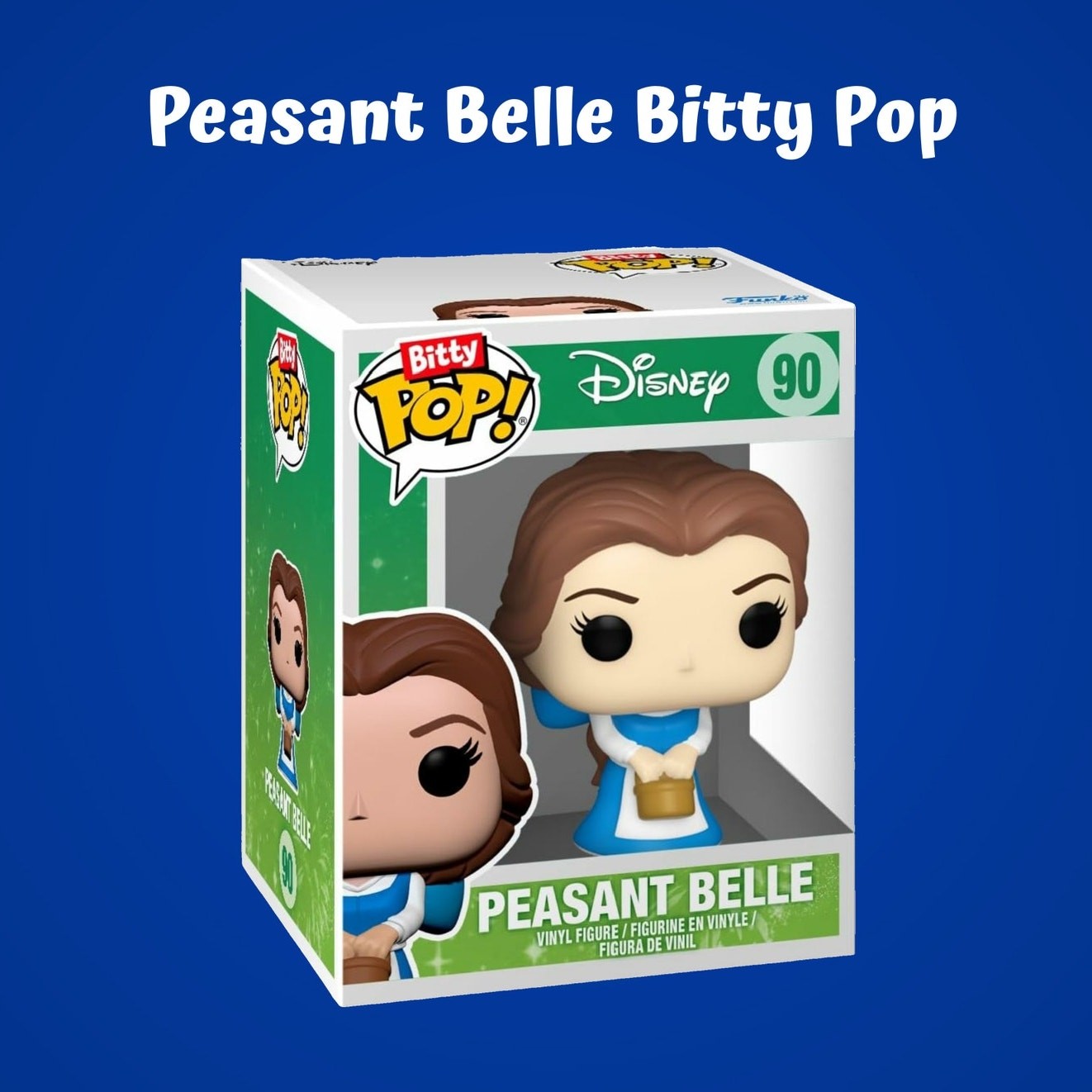 Disney Movie Beauty and the Beast Peasant Belle Funko Bitty Pop Mini Figure