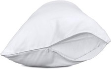 Pair Set  100 Cotton White Standard Pillowcase 20x26 inches