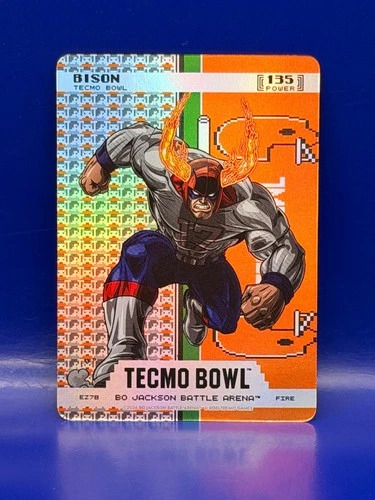 Bo Jackson Battle Arena Tecmo Bowl BISON Josh Allen Fire Battlefoil 135 POWER SP