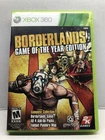 Borderlands Game of the Year (Xbox 360) Complete w/ Bonus Disc Tested Working