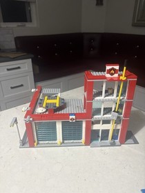 LEGO City: Fire Station (60004) 90% complete with instructions