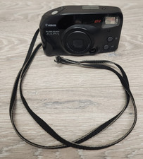 Canon Sure Shot Zoom S 35mm Film Camera AS IS FOR PARTS OR REPAIR Powers On READ