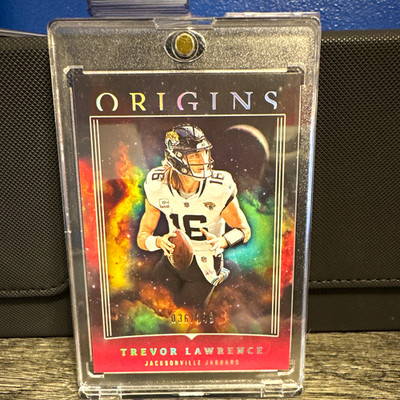 Panini 2023 Origins Trevor Lawrence Jaguars Red Parallel #46 Serial #/149