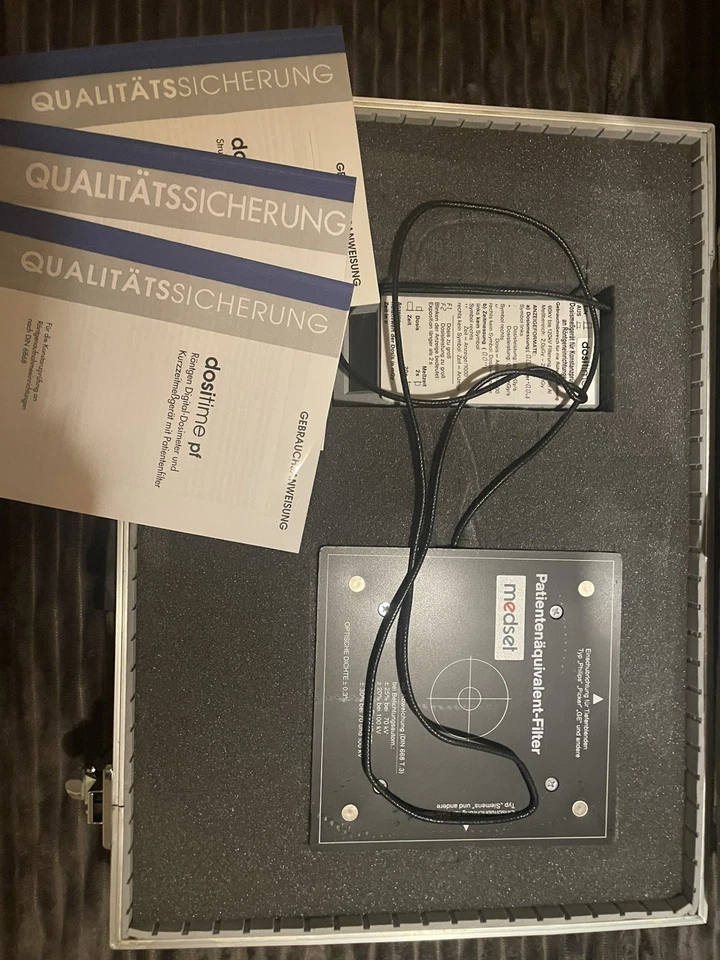 Medset dositime pf – Röntgen-Dosimeter mit Patientenfilter | Komplett-Set - Bild 3 von 3