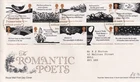 GB 2020 Romantic Poets First Day Cover                                   (p1807)