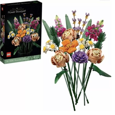 LEGO Creator Expert 10280 Botanical Collection Purple Pink Flower Bouquet NEW