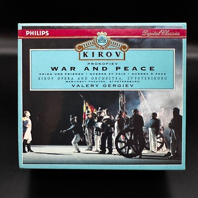 Prokofiev WAR AND PEACE Gergiev Kirov Opera [Philips 3 CD Box Set] NEAR ...