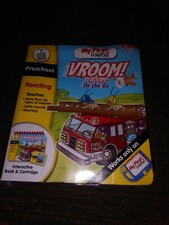Leapfrog My First Leappad Vroom on the go game book cartridge preschool reading