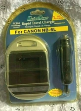NIP MAXIMAL POWER "CANON NB-6L" RAPID TRAVEL CHARGER (MODEL FC600) 110/220V new