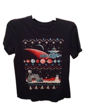 NASA Mens T-Shirt- Mars Rover Holiday Christmas Style Image Loot Crate