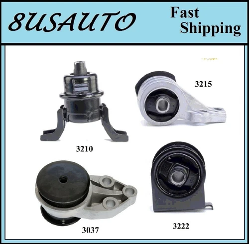 4PCS MOTOR & TRANS MOUNT FIT 2005-2006, 2008-2011 Mazda Tribute 3.0L