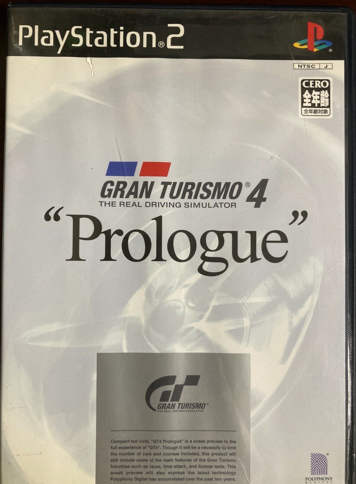 2004 Gran Turismo 4 The Real Driving Simulator PS2 PS3 PSP Rare Poster  58x39cm .