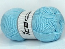 4-Skein Lot Baby Dream Yarn antipilling 4x100g/264m Turquoise