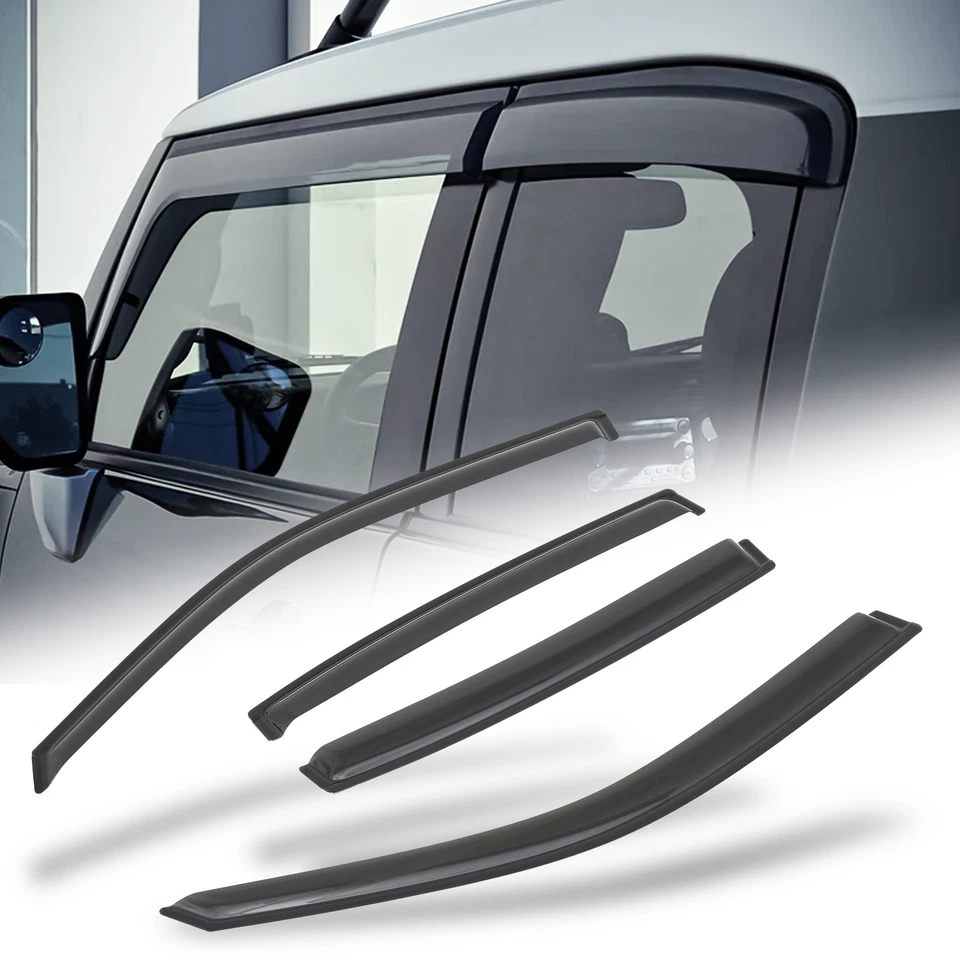 Protector deflector de lluvia ventilación para visera de ventana con cinta adhesiva para Buick Park Avenue 97-05 Foto 2 de 4