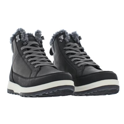 Wetterfester Herren Sneaker Stiefel in dunkelgrau, Gr. 7