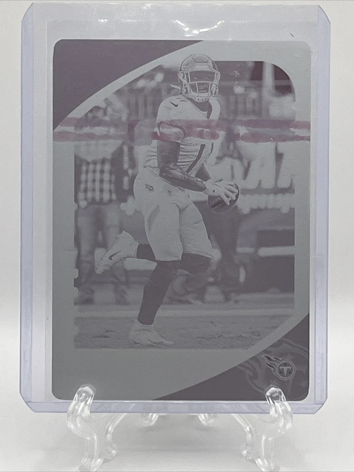 2020 Panini Absolute Football AJ Brown 1 Of 1 Printing Plate - Image 2 of 4