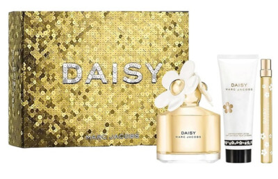 Marc Jacobs Daisy Women 3Pcs Set 3.4 oz & 0.33 oz Edt Spray & 2.5 oz Body Lotion