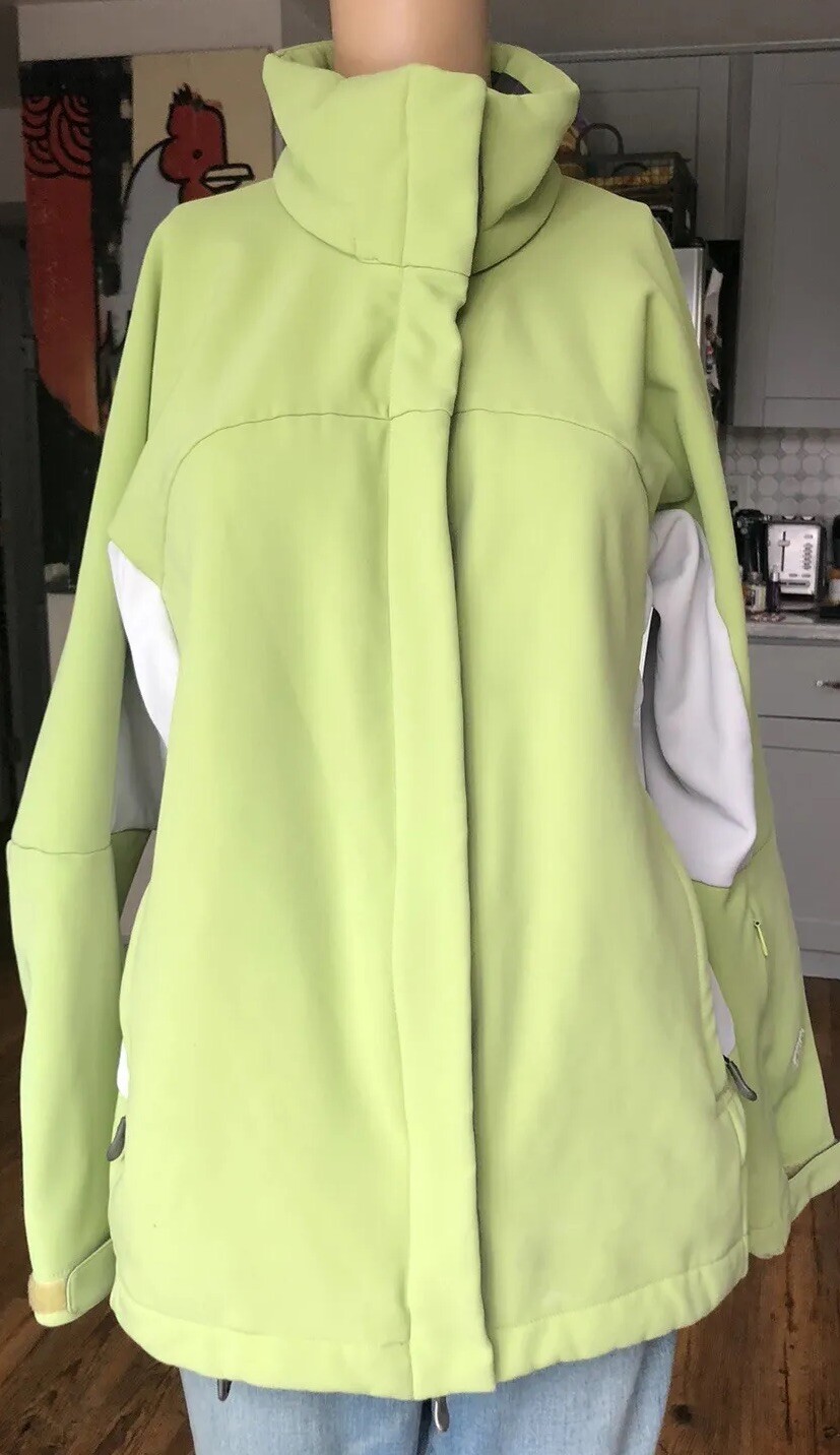 Giacca morbida da donna Salomon taglia XL sci verde invernale