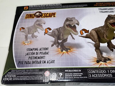 Jurassic World T Rex Dino Stomp N' Escape Toy 21” Action Figure