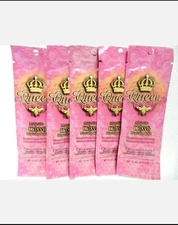 5 Packets Packs Queen 16x Bronzer Tanning Bed Lotion Designer Skin RARE!