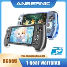 ANBERNIC RG556 5.5 inch Handheld Game Console nisoc T820 Android13 5500mAh Gifts