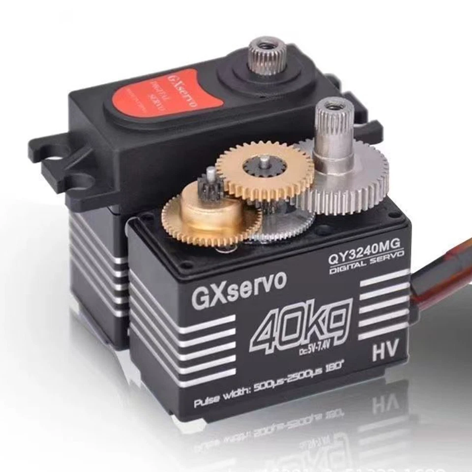 Waterproof 40KG Servo Metal Gear High Torque Steering Servo for 1/8 1/10 RC Car - Image 2 of 4