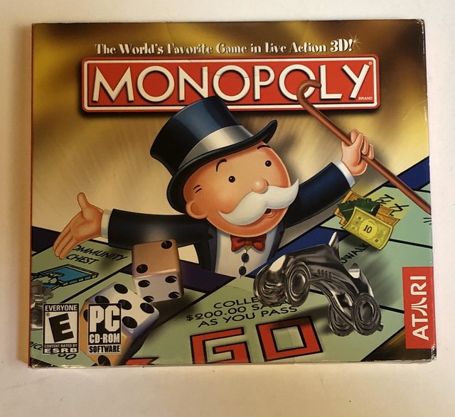 MONOPOLY 2 JEWEL CASE CDROM GAME FOR PC ATARI Win 95/98 2001 SEALED eBay