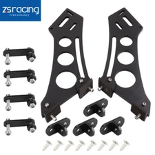 10"Style Spoiler Mount Brackets Universal Car CNC Rear Wing Trunk Stand