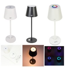 Dimmbar Akku Tischleuchte Touch Tischlampen LED Lampe USB Innen & Außen Kabellos