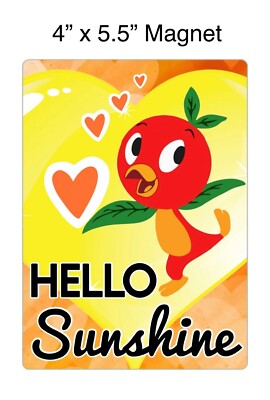 Disney Orange Bird Hello Sunshine Magnet