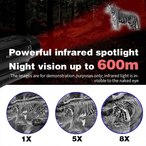 Z9005 Night Vision Goggles Tactical 4K IR Night Vision Monocular 5X Digital Zoom - Picture 10 of 19
