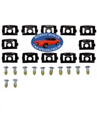 Trim Molding Clips Rear Window Glass Reveal Set Fits 70-76 Dart Demon B34