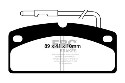 EBC Ultimax Front Brake Pads for Grecav Sonique 0.5 D (2010 on)