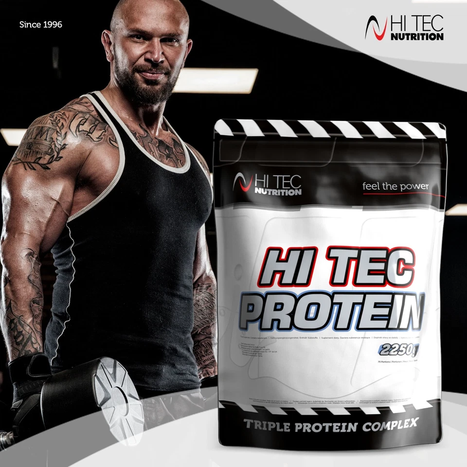 Hi Tec Nutrition - Hi Tec Protein - 2250g -Whey Konzetrat-Casein-Weizen- BCAA - Bild 4 von 4