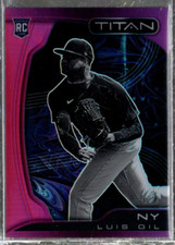 2022 Panini Chronicles Titan Pink #7 Luis Gil /50 