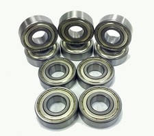 6202-ZZ C3 Premium Metal Shielded Ball Bearing, 15x35x11 Qty. 10