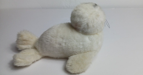 ASI Seal Pup Plush Toy Stuffed Animal Adorable White Soft - Picture 11 of 24