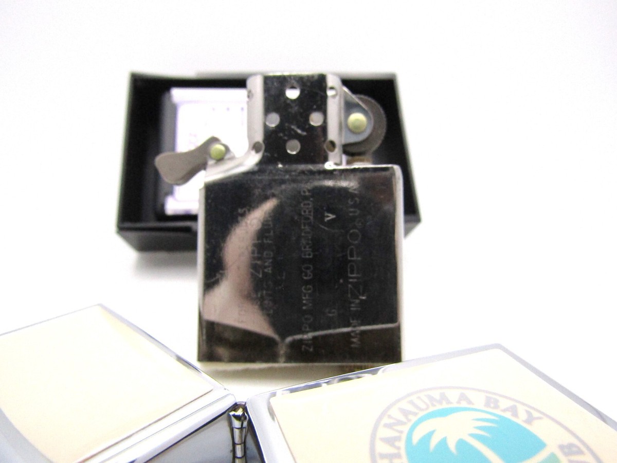 Hawaii Hanauma Bay Country Club Ultralite Scrimshaw Zippo 1989 MIB 