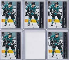 FIVE (5) x CARDS LOT - 2021-22 Upper Deck Young Guns #220 Brinson Pasichnuk RC