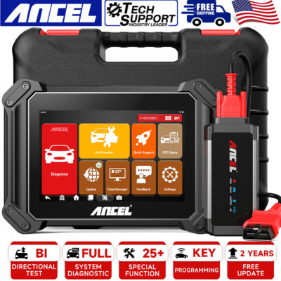 ANCEL V6 PRO Bidirectional Car Diagnostic Tool OBD2 Scanner IMMO ECU Coding BMS