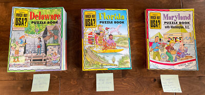 Highlights Magazines Which Way USA? State Geography lot of 44 Very Nice!