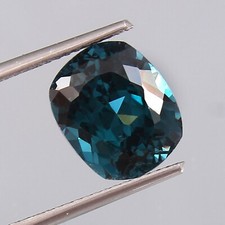 11x9 MM Natural Indicolite Blue Green Tourmaline Cushion Cut Loose Gemstone