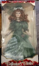 Vintage 1990’s Collectors Choice Fine Bisque Porcelain Dolls with Certificates