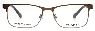 GANT GA3234 009 Matte Gunmetal Mens Rectangle Full Rim Eyeglasses