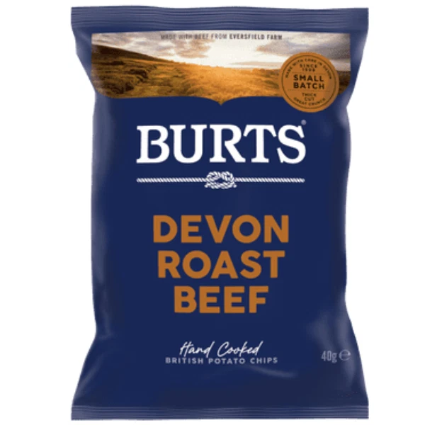 Burts Devon Roast Beef - Available in 20 x 40g Box - Image 1 of 1