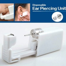 Professional Steel Ear Nose Navel Body Piercing Gun 1pcs Studs Tool Kit Set