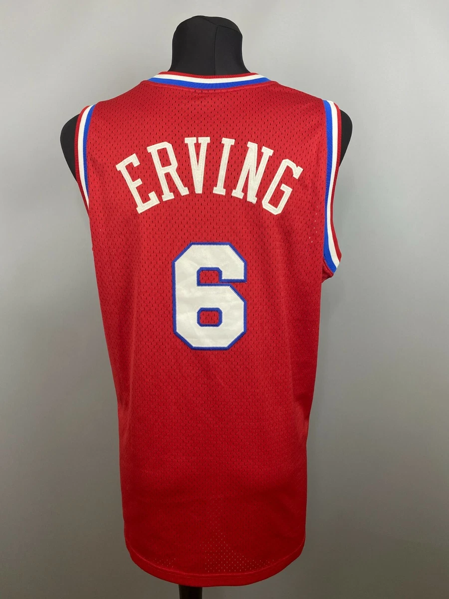 JULIUS ERVING PHILADELPHIA 76ers SIXERS JERSEY NBA BASKETBALL CHAMPION SIZE  XL